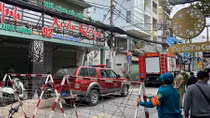 Quán bún Cầu Vòng hư hỏng nặng sau tiếng nổ lớn