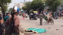 Truy tìm xe đầu kéo gây ra cái chết cho một phụ nữ