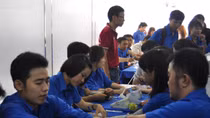 1.000 thanh niên, công nhân tham gia hiến máu nhân đạo
