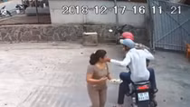 Từ video clip giật dây chuyền đăng trên MXH, 2 tên cướp bị bắt