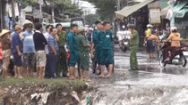 Nam thanh niên ở Bình Chánh bị nước cuốn trôi 