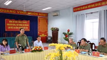 Thứ trưởng Lê Tấn Tới kiểm tra công tác tại Long An
