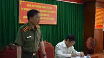 Bộ trưởng Tô Lâm làm việc với Cảnh sát PCCC TP Hồ Chí Minh