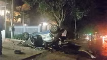 Taxi gây tai nạn, 3 người chết, 4 người bị thương