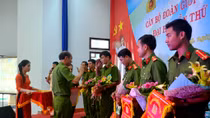 Sôi nổi hội thi cán bộ Đoàn giỏi trong CAND
