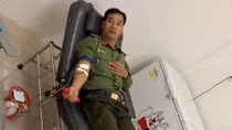 Bệnh viện cảm ơn ba Công an hiến máu hiếm cứu người nguy kịch