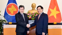 Phó Thủ tướng Phạm Bình Minh tiếp Tổng Thư ký ASEAN