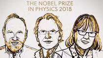 Giải Nobel Vật lý 2018 xướng danh phát minh đột phá về laser