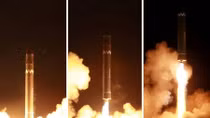Triều Tiên công bố hình ảnh tên lửa "mạnh nhất" Hwasong-15