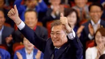 Ông Moon Jae-in tuyên bố đắc cử Tổng thống Hàn Quốc
