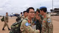 Các chiến sĩ mũ nồi xanh Việt Nam đã có mặt tại Nam Sudan