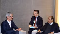 Thủ tướng tiếp lãnh đạo các Tập đoàn đa quốc gia bên lề WEF Davos