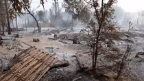 Ngôi làng Myanmar bị thiêu rụi sau giao tranh dữ dội