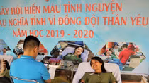 Gần 400 sinh viên An ninh hiến máu vì đồng đội thân yêu
