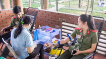 Hơn 330 sinh viên An ninh hiến máu vì đồng đội yêu thương