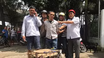Tóm kẻ trộm xe từ 4 con chó