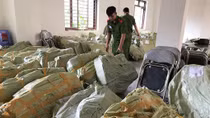 Nhân viên bưu điện vận chuyển 100 xe đạp lậu