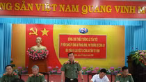 Thứ trưởng Lê Tấn Tới thăm và làm việc với Công an tỉnh Tây Ninh