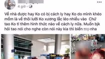 Cách ly mẹ và em ruột cô gái livetream trở về từ Daegu