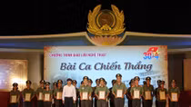 Hội trại tuổi trẻ CAND học tập, thực hiện sáu điều Bác Hồ dạy