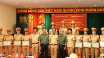 Đảm bảo TTATGT và dẫn đoàn phục vụ Hội nghị Công an toàn quốc lần thứ 76