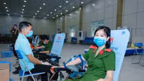Hơn 1000 sinh viên Đại học CSND hiến máu cứu người