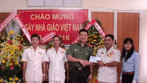 Báo CAND chúc mừng Trường Văn hóa II nhân Ngày nhà giáo Việt Nam