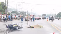 Truy tìm tài xế xe tải tông chết người bỏ trốn