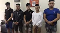 Tạm giữ hình sự 5 đối tượng hỗn chiến tại quán cà phê