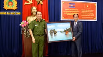Đại học CSND làm việc với Bộ Nội vụ Vương quốc Campuchia