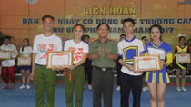Bế mạc Liên hoan dân vũ, nhảy cổ động các trường CAND phía Nam