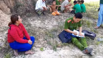 Rủ nhau tắm hồ, cháu bé 13 tuổi chết đuối thương tâm
