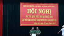 Trường Cao đẳng ANND II học tập, quán triệt Nghị quyết Trung ương 5 khóa XII của Đảng 
