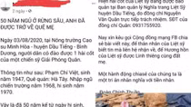 Điều tra hành vi tung tin giả tìm thân nhân liệt sĩ
