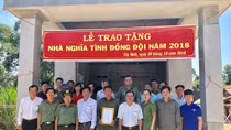 Đại học ANND trao tặng nhà đồng đội cho Công an viên khó khăn