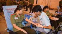Hơn 650 cán bộ, học viên hiến máu vì đồng đội thân yêu
