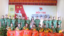 Sôi nổi Hội thi Thanh niên CAND làm theo Bác của Cụm thi đua số 7