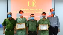 Khen thưởng đội PCCC cơ sở kịp thời cứu được thiệt hại hơn 100 tỷ đồng