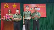 Đoàn viên CAND tham dự Hội thi “90 năm tiến bước dưới cờ Đảng”