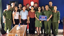 Học viên Trường Trung cấp CSND V “3 cùng” với người dân xứ Quảng