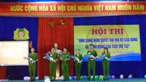 Trường Trung cấp CSND V tổ chức Hội thi tìm hiểu Nghị quyết Đại hội XII 