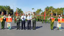 Khai mạc Hội thi điều lệnh, bắn súng, võ thuật CAND của Bảng thi số 8