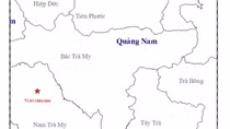 Động đất kèm tiếng nổ lớn xảy ra tại Quảng Nam