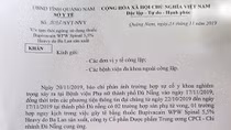 Quảng Nam tạm ngừng sử dụng thuốc Bupivacain WPW Spinal 5,5% Heavy