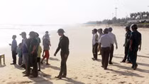Tìm thấy thi thể ngư dân mất tích do lật thuyền thúng
