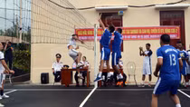 Cán bộ, thủy thủ tàu Samrat giao lưu tại Bộ Tư lệnh Vùng Cảnh sát biển 2