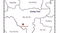 Lại xảy ra 2 trận động đất tại miền núi Quảng Nam