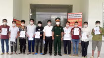 9 người từ Lào về hoàn thành thời cách ly tại Quảng Nam