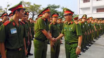 Trường Trung cấp CSND V tham gia bảo vệ an toàn APEC 2017