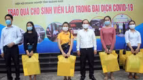 Hỗ trợ sinh viên Lào vượt khó trong mùa dịch COVID-19